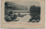 AK Sommerfrische Bronnbach a. Tauber Wehr Gasthaus und Pension Verweyen b. Wertheim 1900