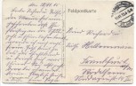 AK Feldpost 1.WK Auf Kanal von St. Quentin 1915
