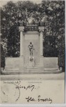 AK Darmstadt Goethedenkmal im Herrngarten 1907