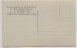VERKAUFT !!!   AK Foto Leipzig Erinnerungskarte an die Einweihung des Völkerschlachtdenkmals am 18. Oktober 1913 RAR