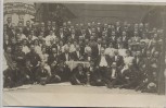 VERKAUFT !!!   AK Foto Erfurt Hotel Rheinischer Hof Hackerbräu-Garten Gruppenfoto Verein 1920 RAR