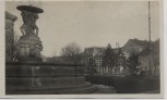AK Foto Josefov n. Met Jaroměř Josefstadt Ortsansicht mit Brunnen Tschechien 1931