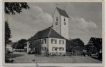AK Foto Stetten am kalten Markt Partie bei der Kirche Feldpost 1943