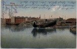 AK Elbing Elbląg Schichauwerft Stapellauf Ostpreußen Polen 1913