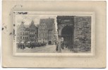 AK Prägekarte Bremen Marktplatz Das neue Rats-Cafe 1910