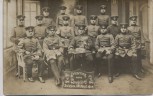 VERKAUFT !!!   AK Foto Zwickau Gruppenbild Soldaten Ausbildung 4. Korp. 12. Komp. 181. Regt. 1914