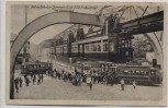 AK Wuppertal Schwebebahn Barmen Elberfeld Vohwinkel Am Kaiserplatz 1920