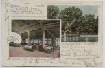 VERKAUFT !!!   AK Gruss von der Rabeninsel bei Halle an der Saale Etablissement Kurzhals 1905