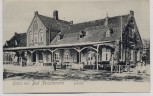 VERKAUFT !!!   AK Gruss aus Bad Zwischenahn Bahnhof mit Menschen 1910 RAR
