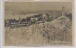 VERKAUFT !!!   AK Foto Schlesiertal Kynsburg Zagórze Śląskie Burg Grodno im Winter Schlesien Polen 1924