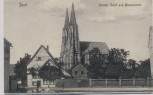 AK Soest Grosser Teich und Wiesenkirche 1910