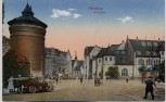 AK Nürnberg Königstor mit Auto und Menschen 1920
