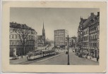 AK Chemnitz Falkeplatz mit Straßenbahn 1930