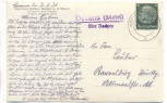 AK Bremm a. d. Mosel b. Cochem Landpoststempel 1936