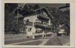 AK Marquartstein Oberbayern Cafe Pension Schloßberg Männer in Trachten 1935 RAR