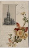 Präge AK Gruss aus Gera Johanniskirche 1901