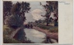 Künstler-AK Magdeburg Stadtpark 1919