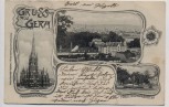 AK Gruss aus Gera Ortsansicht Johanniskirche Küchengarten 1903