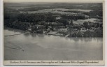 AK Pieskow (Mark) Fliegeraufnahme vom Scharmützelsee mit Kurhaus und Schloss b. Bad Saarow 1936