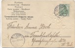 Präge-AK Blumenmotiv mit Gedicht 1903