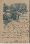 AK Vorläufer Münsa bei Nobitz Gruss von der Polnischen Hütte 1902 RAR