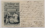 VERKAUFT !!!   AK Altenburg Altenburger Actien Brauerei Ein guter Trunk macht Alle jung 1901 RAR