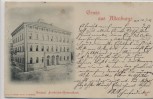 VERKAUFT !!!   AK Gruss aus Altenburg Herzogl. Friedrichs-Gymnasium 1901 RAR