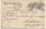 AK Höchst am Main von der Insel und der Schleuse Frankfurt 1906