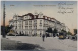 AK Zittau Frauentorstraße mit Bismarckdenkmal Gasthof Stadt Görlitz Straßenbahn 1917