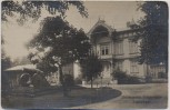 VERKAUFT !!!   AK Foto Schiessplatz Tangerhütte Logierhaus mit Kanone 1920 RAR