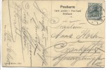 VERKAUFT !!!   AK Gruss aus der Walhalla Wiesbaden 1907