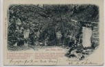 AK Königstein im Taunus Stoltze-Plätzi Wanderer Gedicht 1900