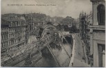 AK Elberfeld Wuppertal Schwebebahn Döppersberg mit Theater 1903