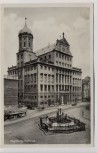 AK Foto Augsburg Rathaus mit Brunnen 1930
