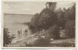 VERKAUFT !!!   AK Waren am Müritzsee Müritz Freibad mit Menschen 1930