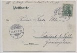 AK Hamburg Gruss aus Blankenese Dockenhuden Partie aus dem Hirschpark Brücke Menschen 1902