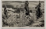 AK Foto Oberwiesenthal Ortsansicht im Winter Erzgebirge 1936