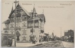 VERKAUFT !!!   AK Westerland auf Sylt Strandstrasse mit Menschen 1910