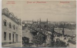 VERKAUFT !!!   AK Gruss aus Mannheim Restauration Stephan Rieger Neckarbrücke 1910