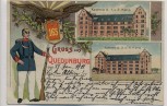 VERKAUFT !!!   AK Gruss aus Quedlinburg 165 er mit Kasernen 1911 RAR