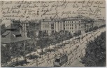 VERKAUFT !!!   AK Leipzig Connewitz Südstraße mit Straßenbahn 1906 RAR