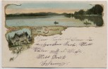 AK Gruss vom Simssee Hotel bei Bad Endorf 1904