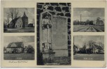 VERKAUFT !!!   AK Mehrbild Hannover Gruß aus Bothfeld Krieger-Denkmal Geha Schule ... 1940 RAR
