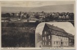 AK Vaake an der Weser Ortsansicht mit Gastwirtschaft zum weißen Roß Karl Ude bei Reinhardshagen 1931 RAR