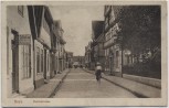 AK Hoya an der Weser Deichstrasse mit Sattler Dame auf Fahrrad 1925 RAR