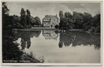 AK Recklinghausen Stadtgarten Haus mit See 1935