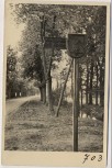 AK Foto Ihlienworth Wegweiser an Straße RAD Abteilung Wilder Jäger Wode 4/173 1935 RAR
