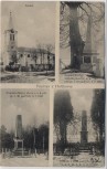 AK Mehrbild Pozdrav z Horinovse bei Hradec Králové Schlachtfeld bei Königgrätz 1866 Denkmäler Kostel Tschechien 1910 RAR