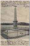 AK Bojiště u Hradec Králové Schlachtfeld bei Königgrätz 1866 Denkmal des k. u. k. Inf.-Reg. No. 49 Tschechien 1910