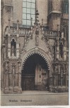 AK Breslau Domportal Wrocław Polen Schlesien 1910